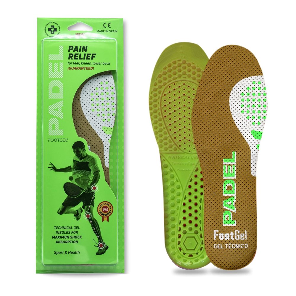 Footgel Padel Iläggssulor - 43-47
